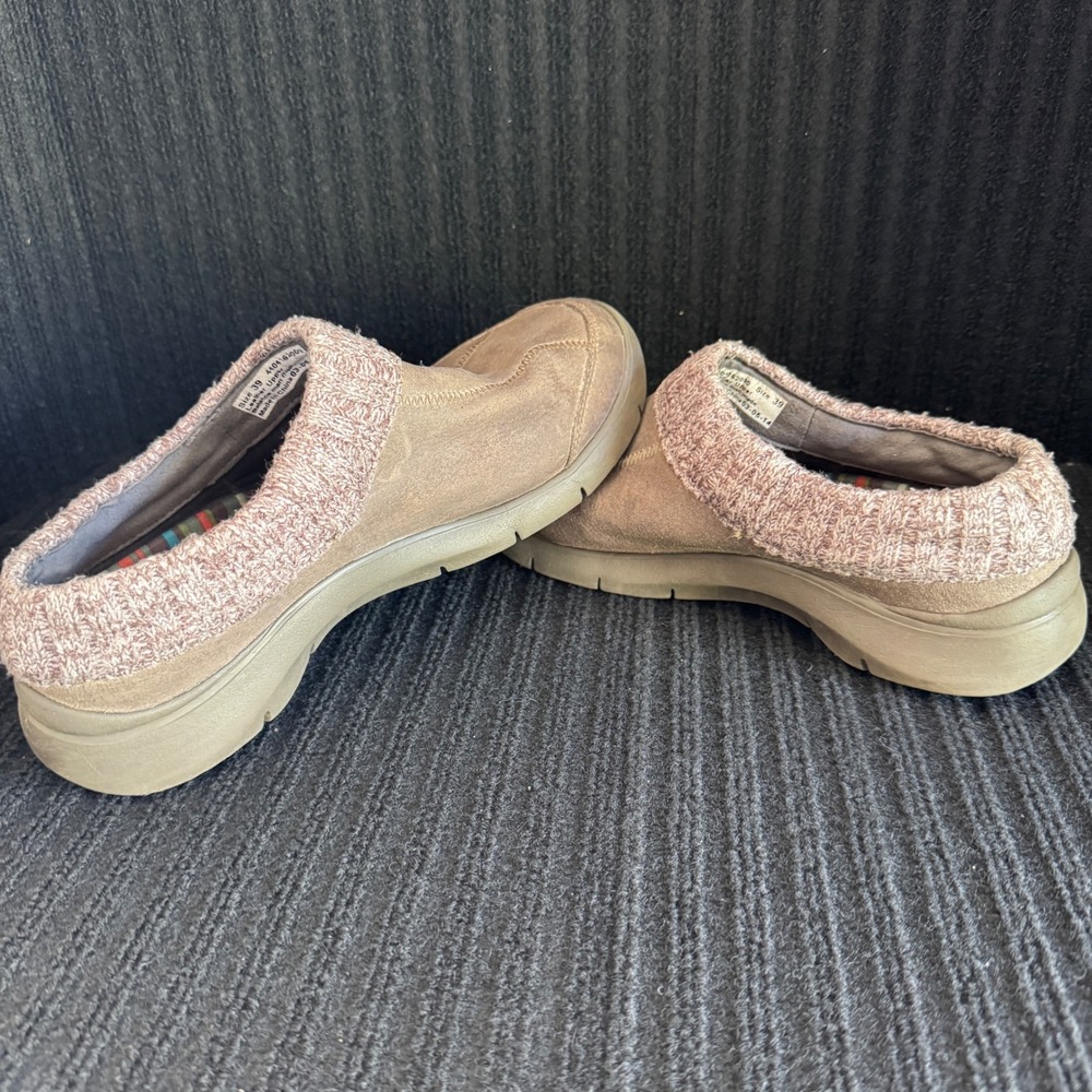 Dansko Womens Pro XP Gray Suede Clog Mules Knit Collar Slip Resistant Size 39 - Picture 5 of 7